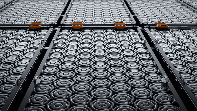 cell pack insulation helps protect EV battery cells shown here.